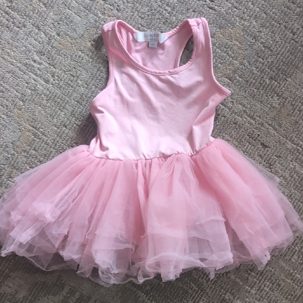 Plumnyc/ I love plum pink Tutu Dress for Kids